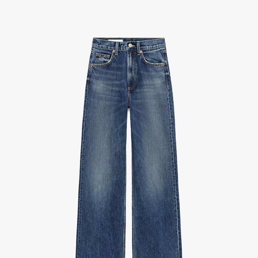 Zara TRF High Rise Wide Leg